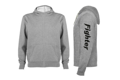SUDADERA CON CREMALLERA Y CAPUCHA MOD. MUGENFU 3.0 DOS COLORES