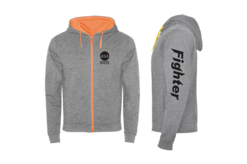 SUDADERA CON CREMALLERA Y CAPUCHA MOD. MUGENFU 2.0 DOS COLORES